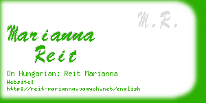 marianna reit business card